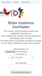 Mobile Screenshot of bild-upload.de
