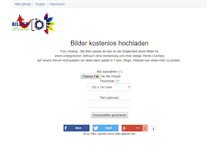 Tablet Screenshot of bild-upload.de